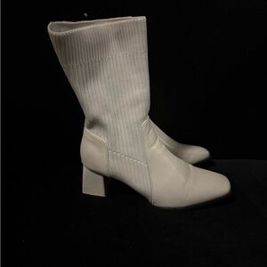 Elegant White Women's Boots